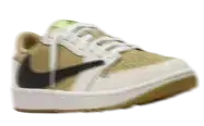 travis scoot x air jordan 1 low og golf neutral olive